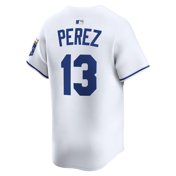Salvador Perez Kansas City Royals Nike Home Limited Player Jersey - White - Image 3
