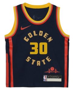 Alternative view of Stephen Curry Golden State Warriors Nike Toddler 2024/25 Swingman Player Jersey - City Edition - Navy