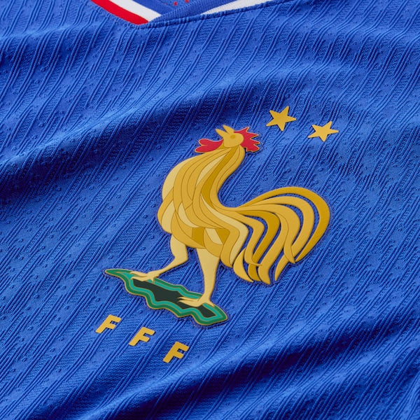 France National Team Nike 2024 Home Authentic Blank Jersey - Blue - Image 5