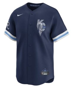 Alternative view of Kansas City Royals Nike City Connect Custom Limited Jersey - Navy