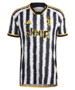 Alternative view of Juventus adidas 2023/24 Home Authentic Jersey - Black