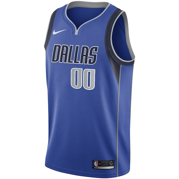 Dallas Mavericks Nike 2020/21 Swingman Custom Jersey - Icon Edition - Blue - Image 2