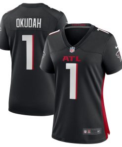 Jeff Okudah Atlanta Falcons Nike Women's Game Player Jersey - Black