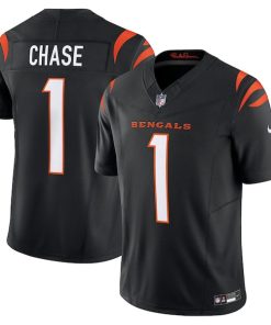 Ja'Marr Chase Cincinnati Bengals Nike Vapor F.U.S.E. Limited Jersey - Black/White
