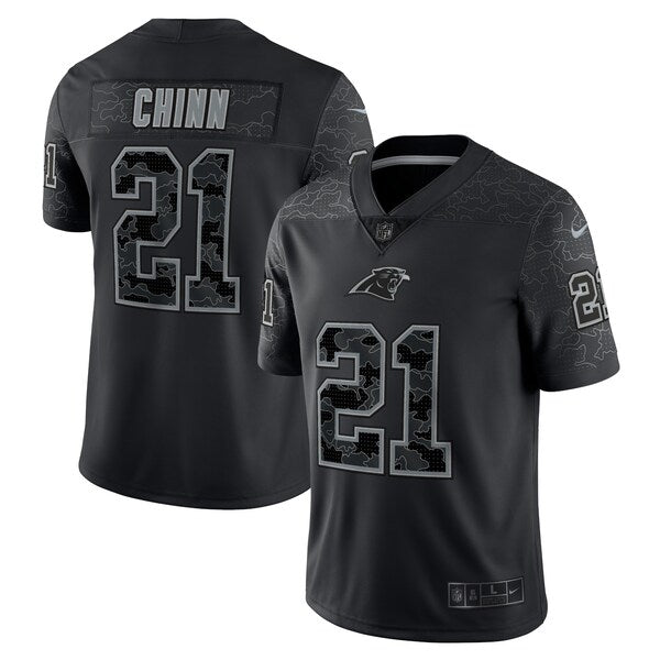 Jeremy Chinn Carolina Panthers Nike RFLCTV Limited Jersey - Black - Image 3