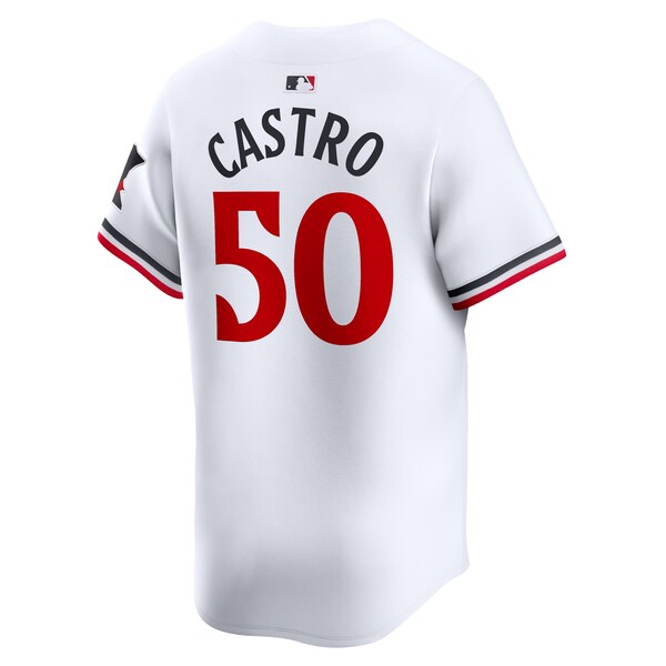 Willi Castro Minnesota Twins Nike Home Limited Player Jersey - White - Image 3