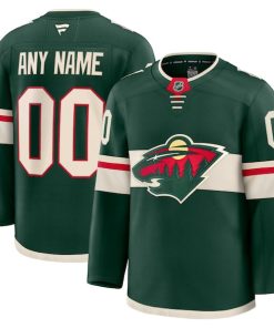 Minnesota Wild  Home Premium Custom Jersey - Green/White
