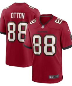 Alternative view of Cade Otton Tampa Bay Buccaneers Nike Game Player Jersey - Red/Orange
