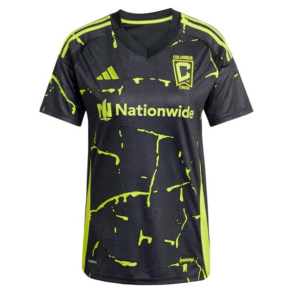 Columbus Crew adidas Women's 2025 The Goosebumps Kit Replica Jersey - Black - Image 2