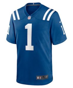 Alternative view of Laiatu Latu Indianapolis Colts Nike 2024 NFL Draft First Round Pick Player Game Jersey - Royal