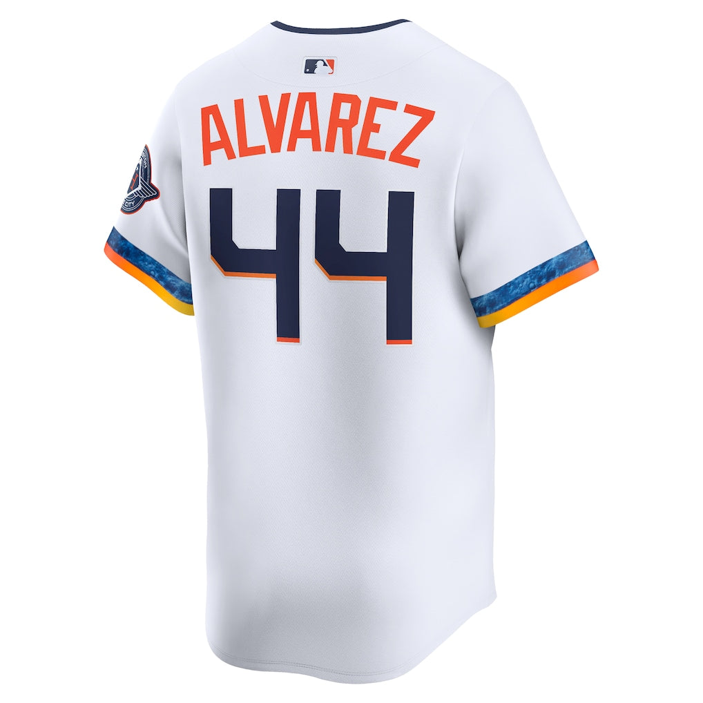 Yordan Alvarez Houston Astros Nike 2025 City Connect Limited Player Jersey - White - Image 3