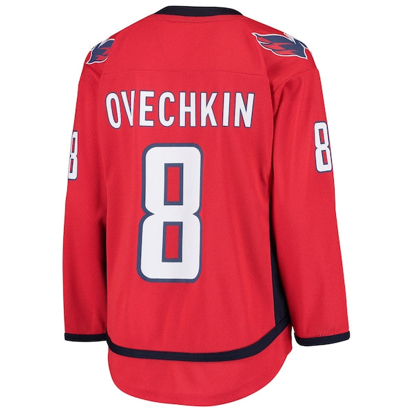 Alexander Ovechkin Washington Capitals Youth Home Replica Player Jersey - Red - Image 3
