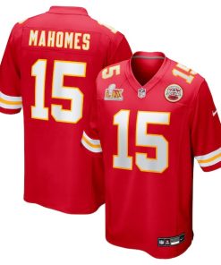 Patrick Mahomes Kansas City Chiefs Nike Super Bowl LIX Game Jersey - Red/White