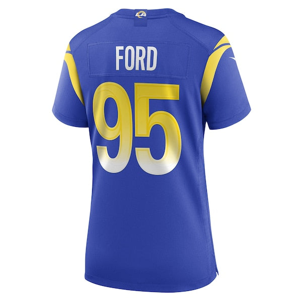 Poona Ford Los Angeles Rams Nike Women's Team Game Jersey - Royal - Image 3