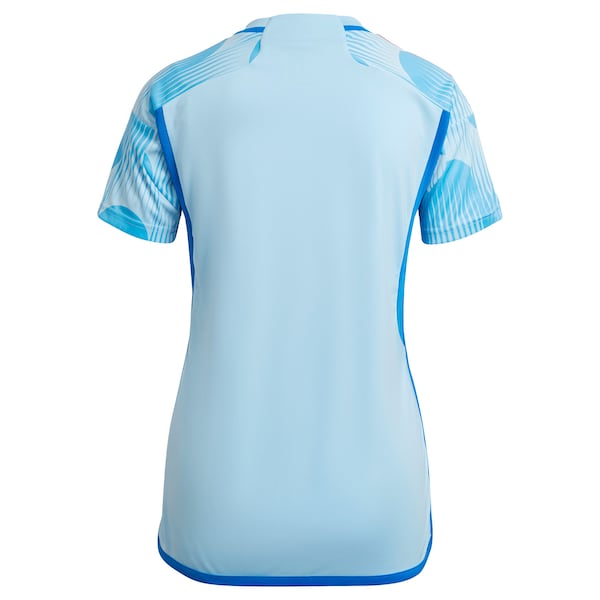 Spain National Team adidas Women's 2022/23 Away Replica Jersey - Blue - Image 3