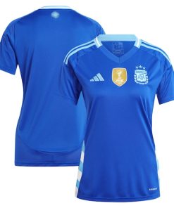 Argentina National Team adidas Women's 2024 Away Replica Jersey - Blue
