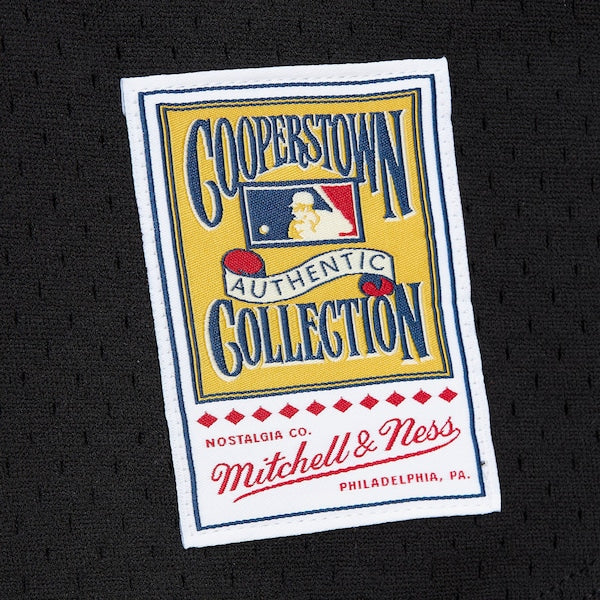 Randy Johnson Arizona Diamondbacks Cooperstown Collection Mesh Batting Practice Button-Up Jersey? - Black - Image 5