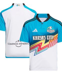 Sporting Kansas City adidas Youth 2024 Archive Replica Jersey - White
