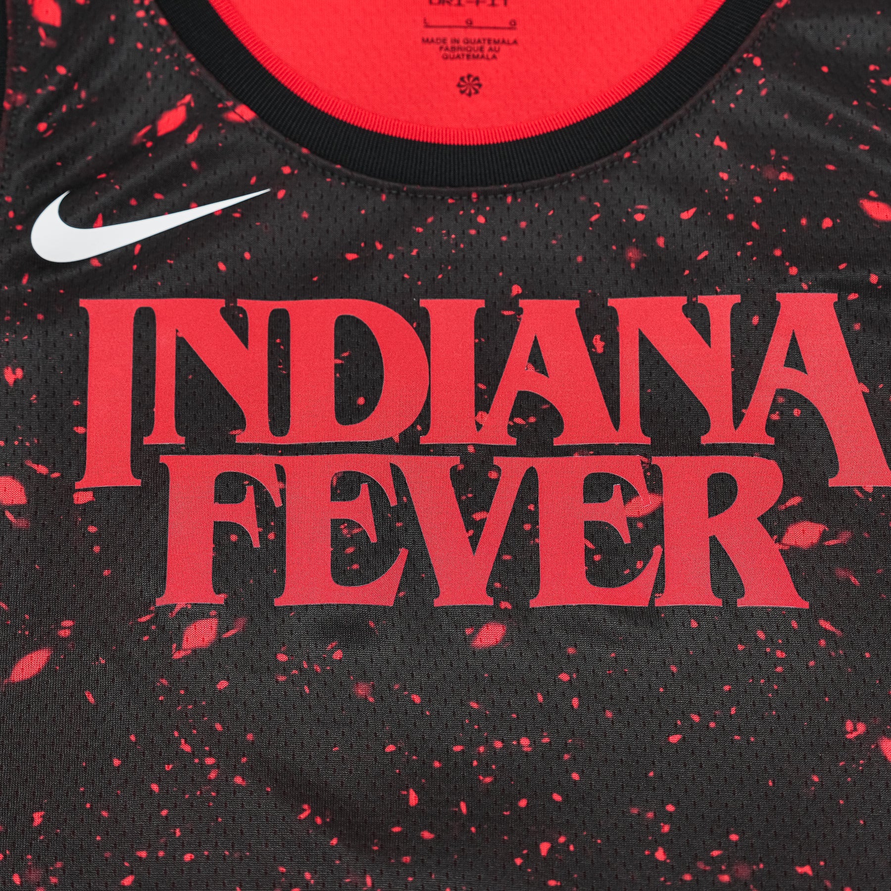 Adult Indiana Fever #7 Aliyah Boston Stranger Things Rebel Swingman Jersey - Rebel Edition - Black - Image 3