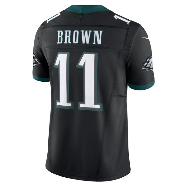 A.J. Brown Philadelphia Eagles Nike Alternate Vapor F.U.S.E. Limited Jersey - Black/Green/White - Image 4