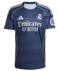 Alternative view of Jude Bellingham Los Merengues adidas 2025/26 Away Replica Player Jersey - Blue