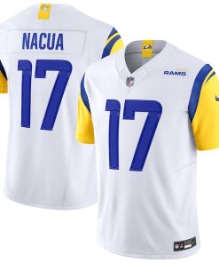 Puka Nacua Los Angeles Rams Nike Vapor F.U.S.E. Limited Jersey - White/Royal