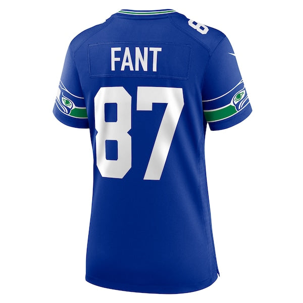 Noah Fant Seattle Seahawks Nike Women's Throwback Player Game Jersey - Royal - Image 3