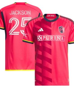 Aziel Jackson St. Louis City SC adidas 2024 The Spirit Kit Authentic Player Jersey - Red