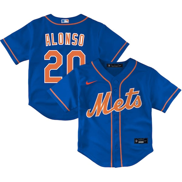 Pete Alonso New York Mets Nike Toddler Alternate Replica Player Jersey - Royal/White - Image 2