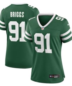 Jowon Briggs New York Jets Nike Women's Team Game Jersey - Legacy Green