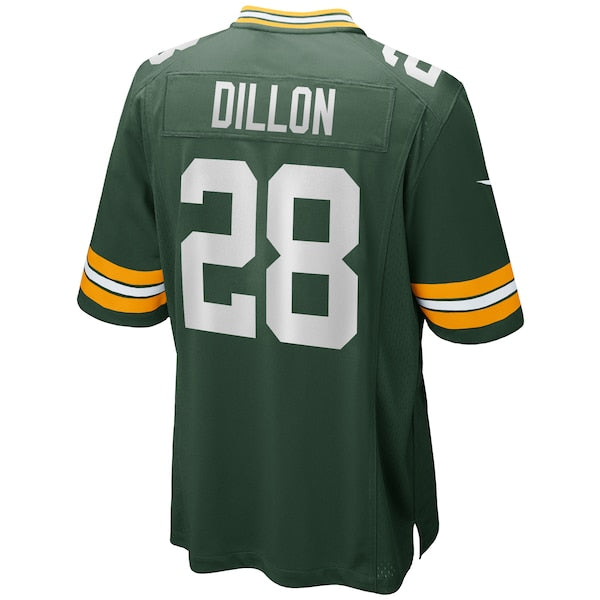 AJ Dillon Green Bay Packers Nike Game Player Jersey - Green - Image 3