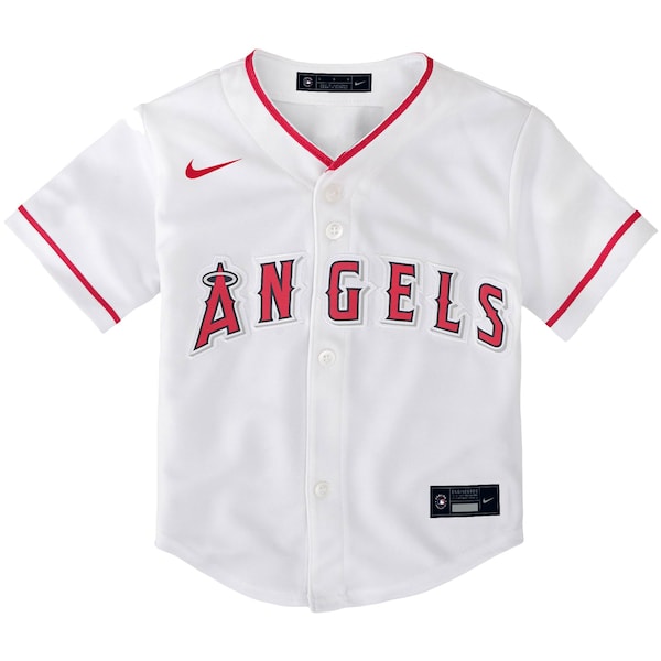 Los Angeles Angels Nike Toddler Home Replica Team Jersey - White - Image 2