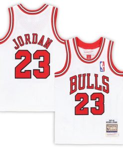 Alternative view of Michael Jordan Chicago Bulls Toddler 1997/98 Hardwood Classics Authentic Jersey - White/Black/Red