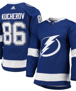 Nikita Kucherov Tampa Bay Lightning adidas Home Primegreen Authentic Player Jersey - Blue