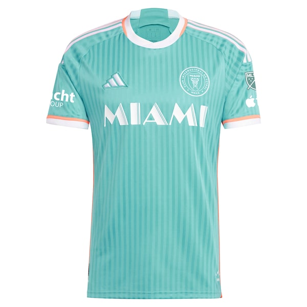 Lionel Messi Inter Miami CF adidas 2024 Archive Authentic Jersey - Aqua - Image 2