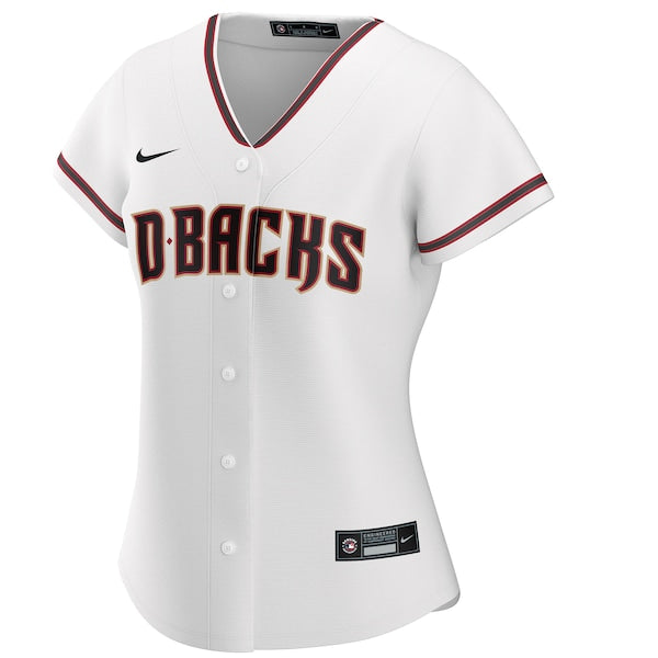Arizona Diamondbacks Nike Women's Home Replica Custom Jersey - White - Image 2