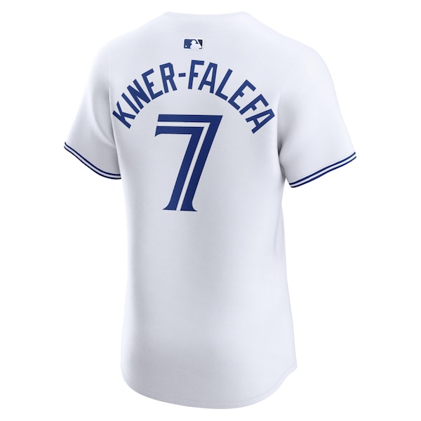Isiah Kiner-Falefa Toronto Blue Jays Nike Home Elite Player Jersey - White - Image 3