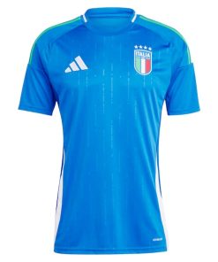 Alternative view of Italy National Team adidas 2024 Home Replica Jersey - Blue