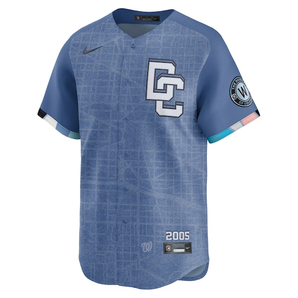 CJ Abrams Washington Nationals Nike 2025 City Connect Limited Jersey - Blue - Image 2