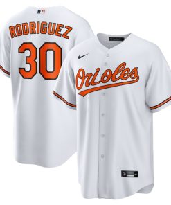 Grayson Rodriguez Baltimore Orioles Nike Home Replica Jersey - White