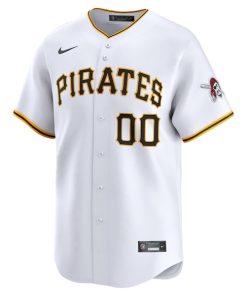 Alternative view of Pittsburgh Pirates Nike Home Limited Pick-A-Player Retired Roster Jersey - White
