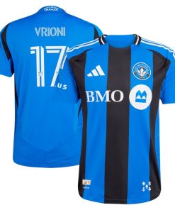 Giacomo Vrioni CF Montreal adidas 2025 Montr¨¦al Original Authentic Player Jersey - Blue
