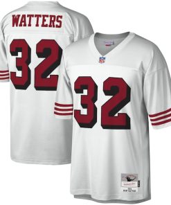 Alternative view of Ricky Watters San Francisco 49ers Legacy Replica Jersey - White/Scarlet