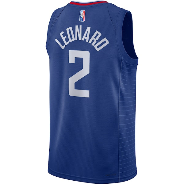 Kawhi Leonard LA Clippers Nike 2021/22 Diamond Swingman Jersey - Icon Edition - Royal - Image 3