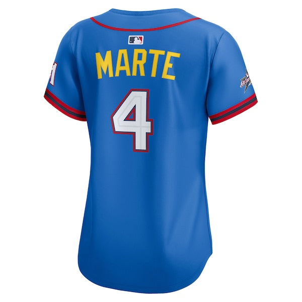 Ketel Marte National League Nike Women's 2025 All-Star Edition Limited Player Jersey - Blue - Image 3