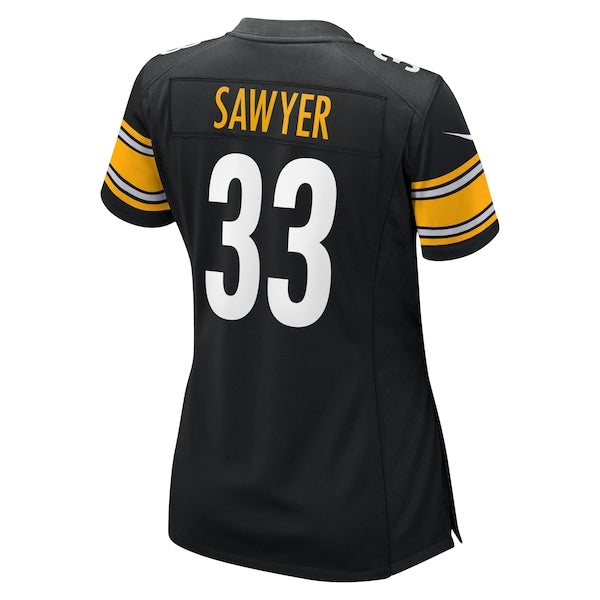 Jack Sawyer Pittsburgh Steelers Nike Women's Team Game Jersey - Black - Image 3