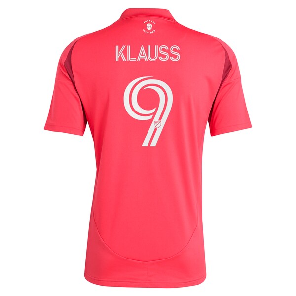Jo?o Klauss St. Louis City SC adidas 2025 Forever CITY Red Replica Player Jersey - Red - Image 3