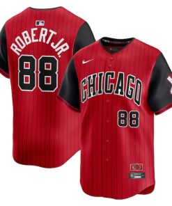 Luis Robert Jr. Chicago White Sox Nike 2025 City Connect Limited Player Jersey - Red/Black