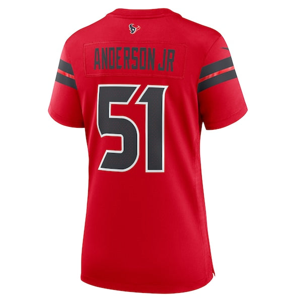 Will Anderson Jr. Houston Texans Nike Women's Alternate Game Jersey - Red - Image 4