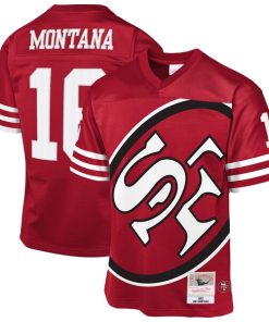 Joe Montana San Francisco 49ers  Youth 1990 Throwback Fashion Jersey - Scarlet